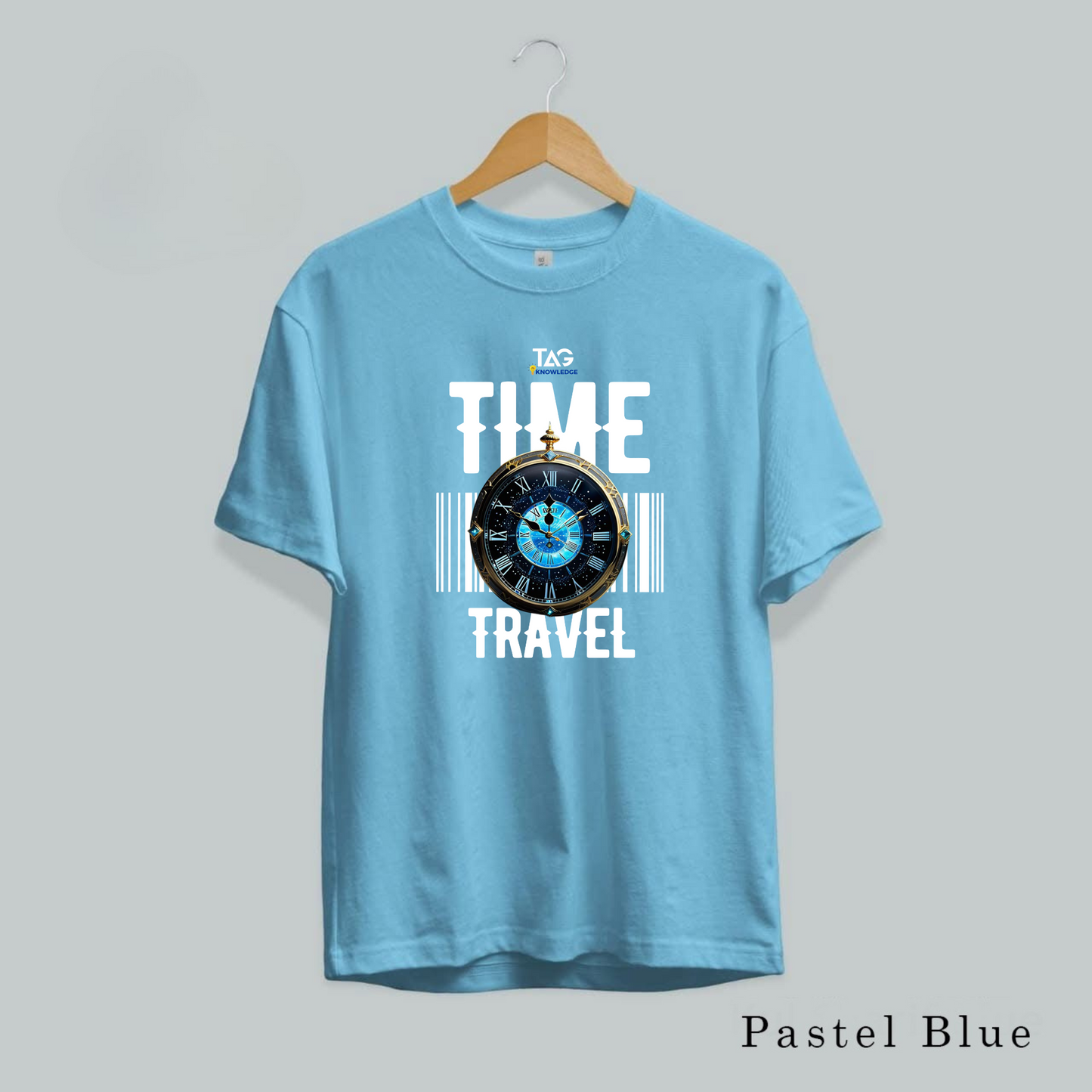 Time Travel Unisex T-Shirt Blue